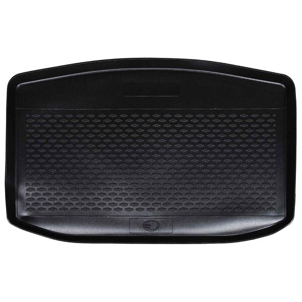 vidaXL Килимче за багажник Черен Каучук