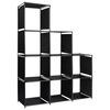 vidaXL Витринен рафт стълбище 130x45x170 см плат