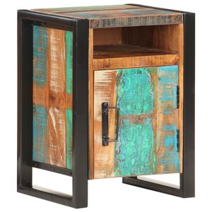 vidaXL Нощно шкафче, 40x35x55 см, регенерирано дърво масив