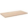 vidaXL Плот за маса, 80x40x2,5 см, бор масив, правоъгълен