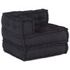 vidaXL Модулен диван Текстил Антрацит 210 x 140 x 56 см
