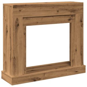 vidaXL Облицовка за камина дъб артизан 100x30x87,5 см инженерно дърво