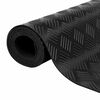 vidaXL Килим за под Черно 1,5 x 2 m Каучук