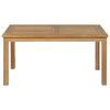 vidaXL Маса за кафе тиково дърво 90x50x45 см