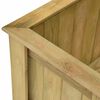 vidaXL Повдигната леха, 196x50x100 см, импрегнирано борово дърво