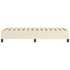 vidaXL Рамка за легло, кремава, 80x200 см, изкуствена кожа