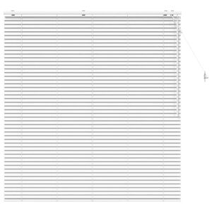 vidaXL Венецианска щора Бяло 155 x 160 см 35 mm