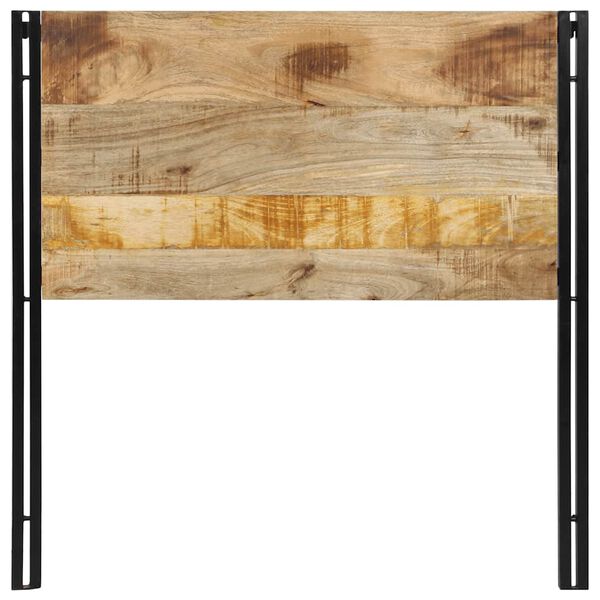 табла за глава vidaXL 100 cm от масивно дърво манго и желязо