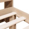 vidaXL Легло с рафтове за книги, без матрак, 90x200 см, бор масив