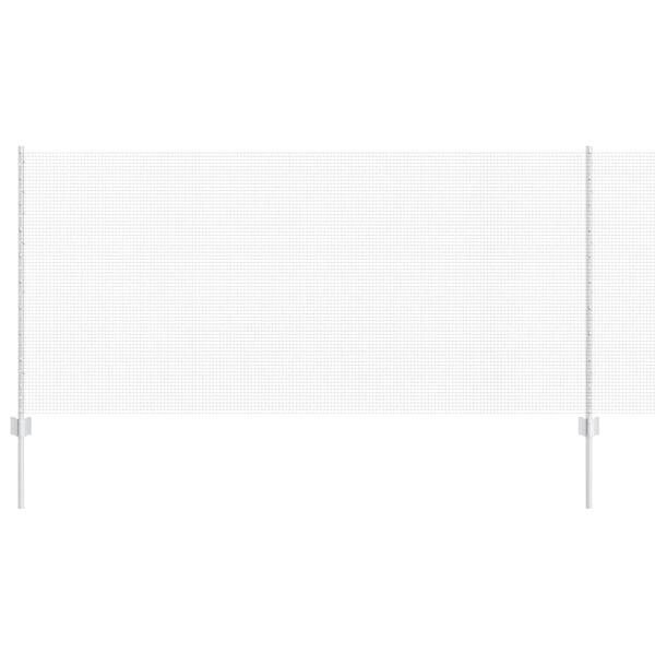 vidaXL Ограда с пост Сребрист 1 x 10 m Стомана