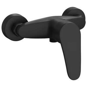 vidaXL Смесител за душ Черно G 1 / 2 инча
