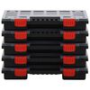 vidaXL Асортиментни кутии, 5 бр, 34,5x25x5 см, полипропилен