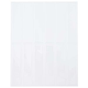 vidaXL Правоъгълна плочка 20 pcs Бяло 29 x 23 x 0,08 см