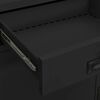 vidaXL Офис шкаф, антрацит, 90x40x102 см, стомана