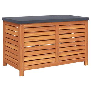 vidaXL Градинска кутия за съхранение 60x50x55 см евкалипт масив