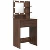 vidaXL Тоалетки за спалня Кафяв дъб 80 x 39,6 x 135 см