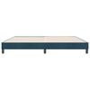 vidaXL Рамка за легло без матрак Тъмно синьо 180x210 cm Кадифе