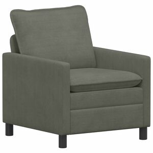 vidaXL Диван Светлосиво 76 x 81 x 87,5 см Текстил