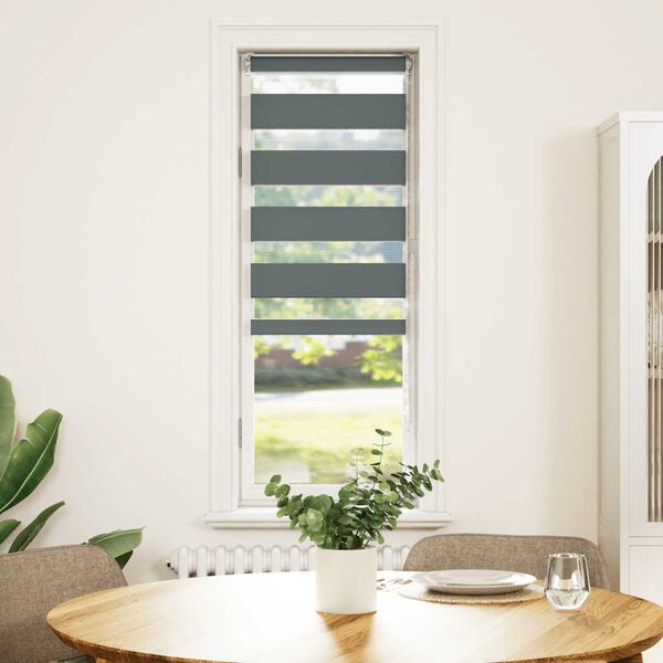 vidaXL Зеброва щора 45x100 см Ширина на плата 40,9 см Полиестер