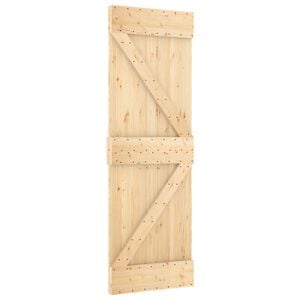 vidaXL Врата NARVIK 80 x 210 cm Натурално