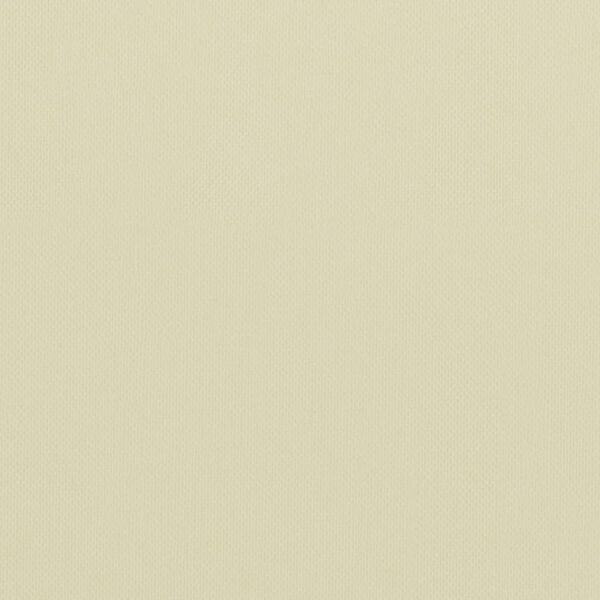 vidaXL Балконски параван, кремав, 75x300 см, плат оксфорд