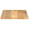 vidaXL Плот за маса, 90x70x2,5 см, правоъгълен, манго масив