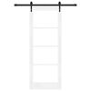vidaXL Преплъзваща се врата ORKDAL Бяло 78 x 202 см