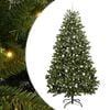 vidaXL С изкуствено коледно дърво 240 cm 300 LED светодиода Топло бяло