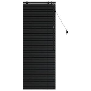 vidaXL Венецианска щора Черно 60 x 160 см 35 mm