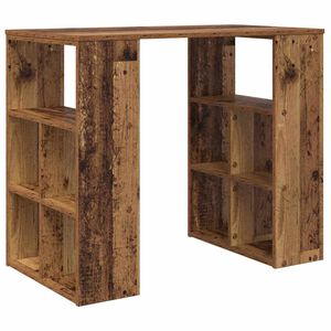 vidaXL Бюро Старо дърво Инженерна дървесина 90 x 50 x 75 см