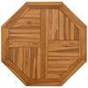vidaXL Плот за маса 70x70x2,5 см осмоъгълен масивен бук