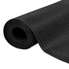 vidaXL Килим за под Черно 1,5 x 4 m Каучук