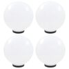 vidaXL Градински сфери за LED лампи, 4 бр, 30 см, PMMA