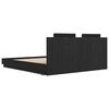 vidaXL Леглова рамка с табла Черния дъб 200 x 200 cm Инженерно дърво