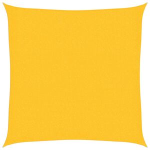 vidaXL Платно-сенник, 160 г/м&sup2;, жълто, 2x2 м, HDPE