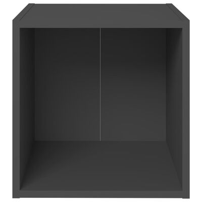 vidaXL Комплект ТВ шкафове от 6 части, сив, ПДЧ