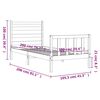 vidaXL Рамка за легло без матрак, 100x200 см, бор масив