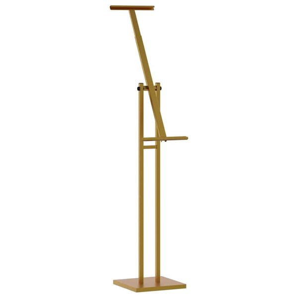 vidaXL Стендове за търговски прояви 2 pcs Златист 26.5 x 26.5 x 127 см