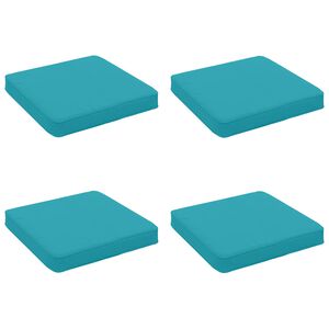 vidaXL Кушони за сядане, 4 броя VUGHT 4 pcs 100% полиестер Тюркоаз