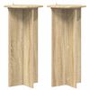 vidaXL Стойка за растения 2 pcs Дъб сонома 40 x 40 x 80 cm