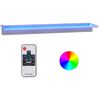 vidaXL Преливник за водопад с RGB LED, неръждаема стомана, 90 см