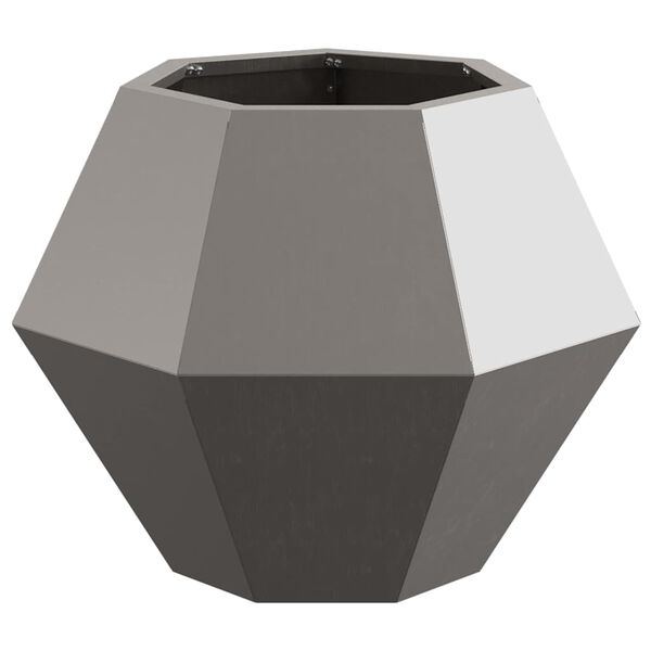 vidaXL Кашпа Ръждясало 50 x 50 x 40 cm Патинираща стомана