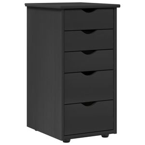 vidaXL За шкафове 34 x 39 x 61,5 см Солиден бор Сив