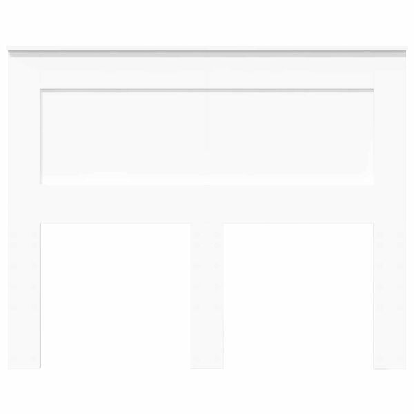 vidaXL Облегалка за глава с таблото Бяло 135 cm Инженерно дърво