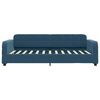 vidaXL Кушетка, синя, 100x200 см, кадифе