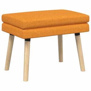 vidaXL Двойно легло Тъмен жълт 60 x 40 x 46 см Текстил