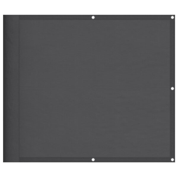 vidaXL Балконски параван антрацит 90x700 см 100% полиестер оксфорд