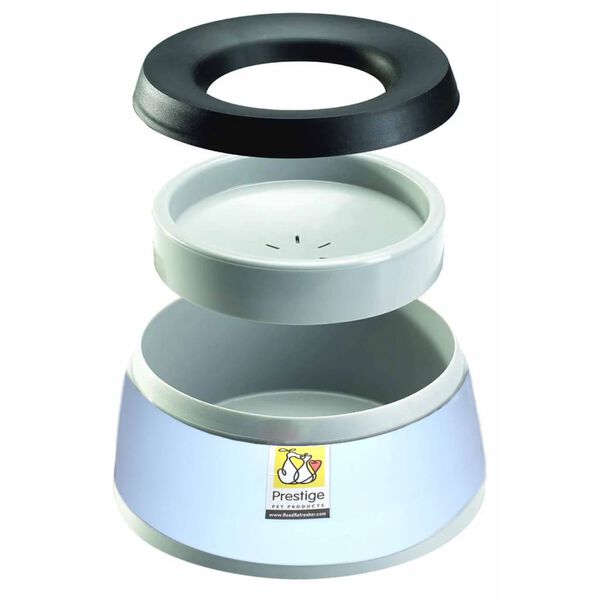 Road Refresher Неразливаща купа за вода за куче голяма синя LBRR