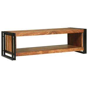 vidaXL Масичка за кафе Кафяво 120 x 50 x 38 см Солидно акациево дърво