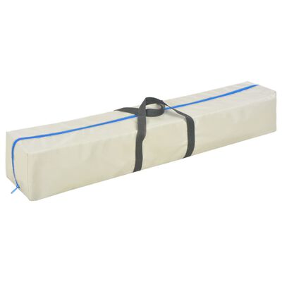 vidaXL Надуваем дюшек за гимнастика с помпа, 700x100x10 см, PVC, син